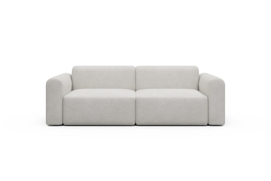 Rund Modular Sofa - Configurations 1 - B2L - 240 x 97 cm - 2,5 Seater - 574 Vivus Dusty Off White