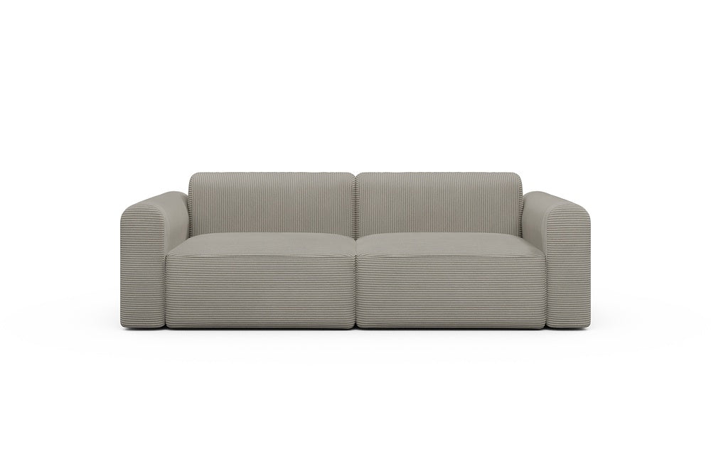 Rund Modular Sofa - Configurations 1 - B2L - 240 x 97 cm - 2,5 Seater - 603 Corduroy Beige
