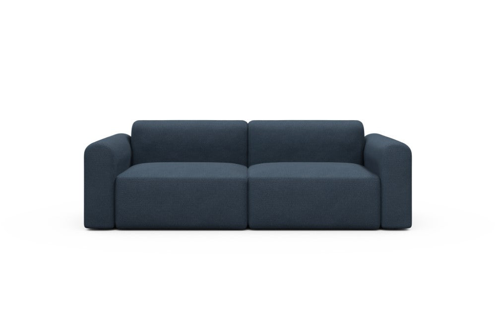 Rund Modular Sofa - Configurations 1 - B2L - 240 x 97 cm - 2,5 Seater - 768 Cura Oxford Blue