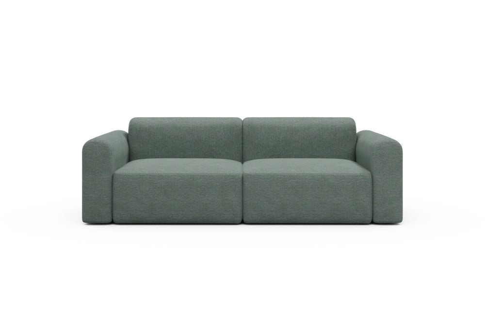 Rund Modular Sofa - Configurations 1 - B2L - 240 x 97 cm - 2,5 Seater - 770 Carreno Cielo Blue
