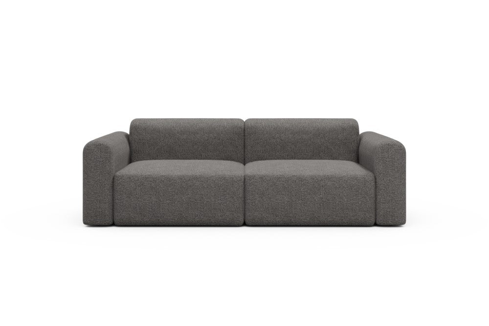 Rund Modular Sofa - Configurations 1 - B2L - 240 x 97 cm - 2,5 Seater - 772 Carreno Salt & Pepper