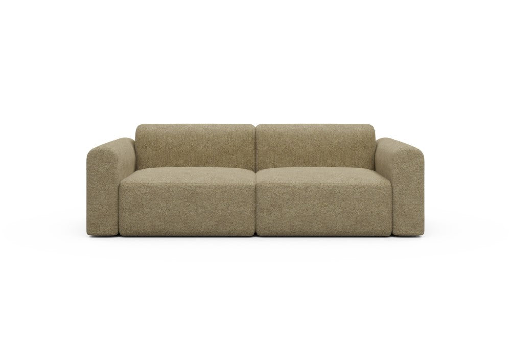 Rund Modular Sofa - Configurations 1 - B2L - 240 x 97 cm - 2,5 Seater - 774 Carreno Sicilian Yellow