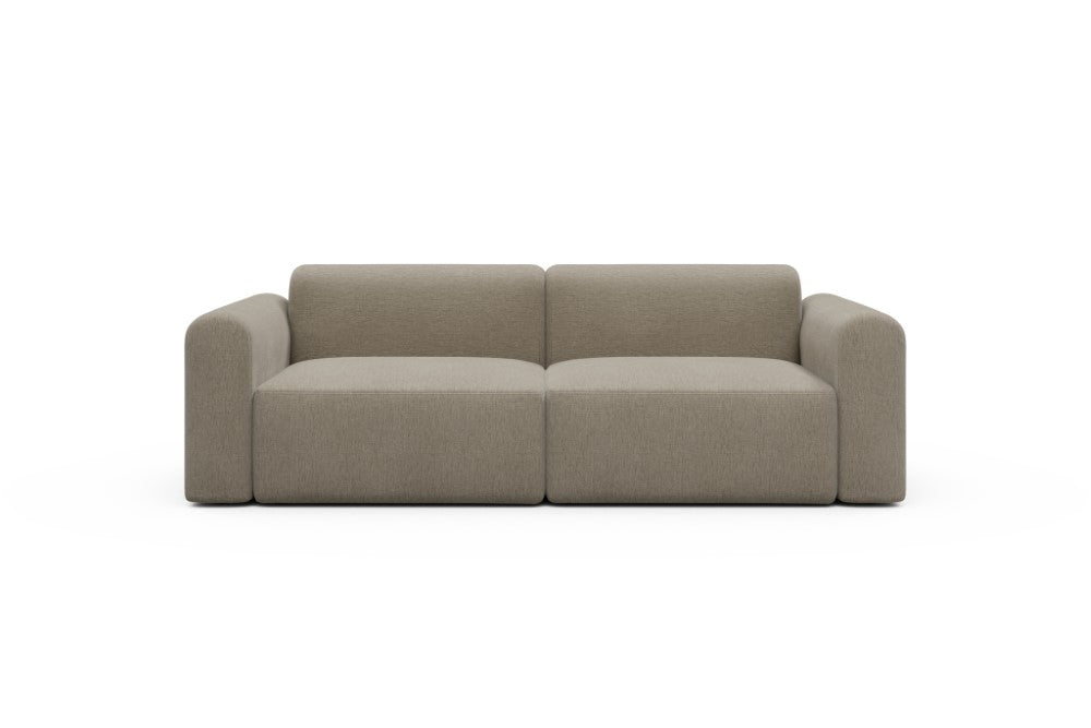 Rund Modular Sofa - Configurations 1 - B2L - 240 x 97 cm - 2,5 Seater - 810 Smooth Smooth Beige