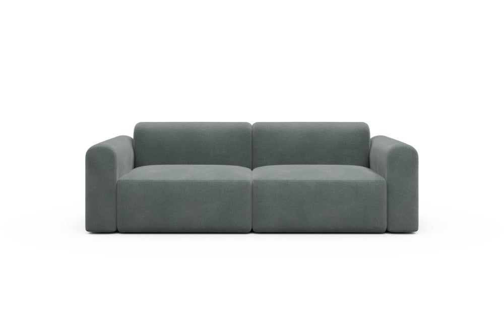 Rund Modular Sofa - Configurations 1 - B2L - 240 x 97 cm - 2,5 Seater - 812 Smooth Smooth Silver Grey