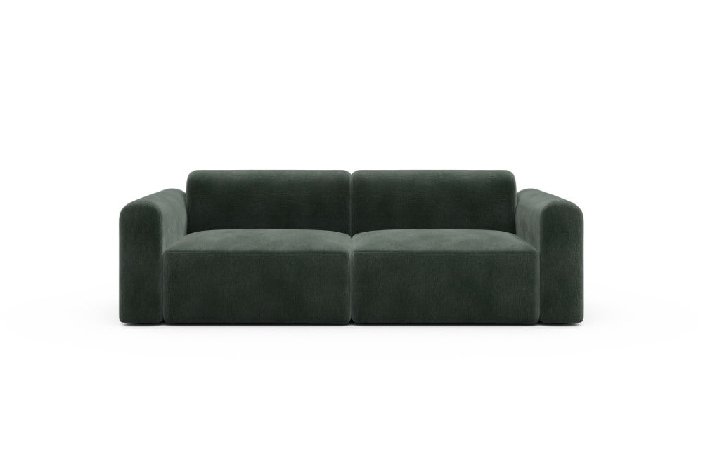 Rund Modular Sofa - Configurations 1 - B2L - 240 x 97 cm - 2,5 Seater - 814 Smooth Laural Green