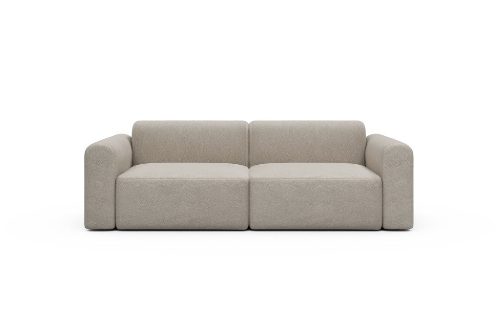 Rund Modular Sofa - Configurations 1 - B2L - 240 x 97 cm - 2,5 Seater - 816 Aivi Lace Beige
