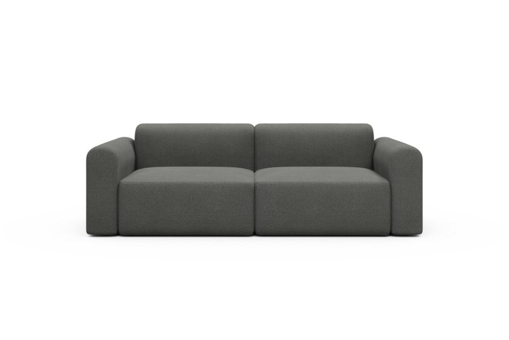 Rund Modular Sofa - Configurations 1 - B2L - 240 x 97 cm - 2,5 Seater - 852 Mahoga Seal Grey