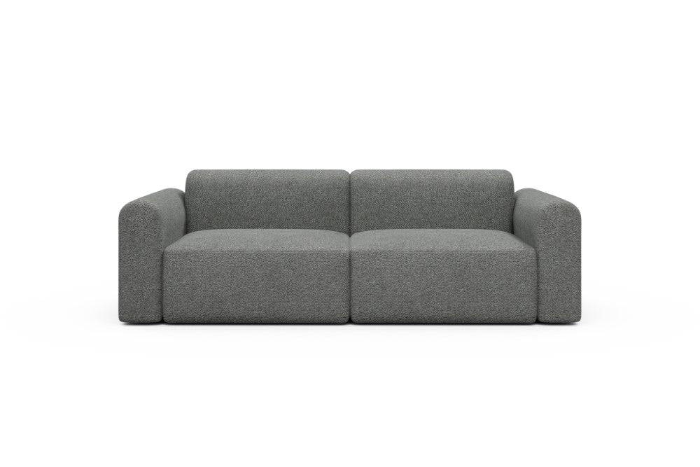 Rund Modular Sofa - Configurations 1 - B2L - 240 x 97 cm - 2,5 Seater - 868 Vanora Warm Grey