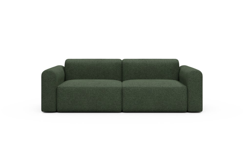 Rund Modular Sofa - Configurations 1 - B2L - 240 x 97 cm - 2,5 Seater - 869 Vanora Deep Green