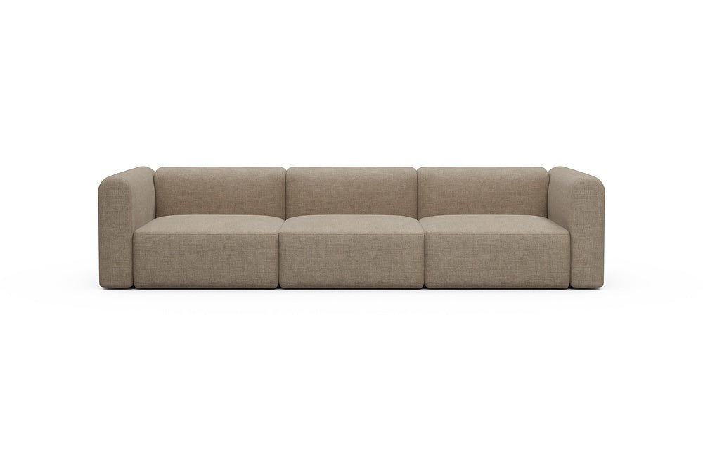 Rund Modular Sofa - Configurations 1 - B3H - 335 x 97 cm - 3,5 Seater - 417 Esina Mocha