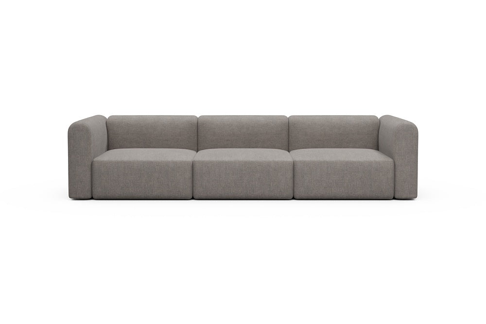 Rund Modular Sofa - Configurations 1 - B3H - 335 x 97 cm - 3,5 Seater - 418 Esina Truffle