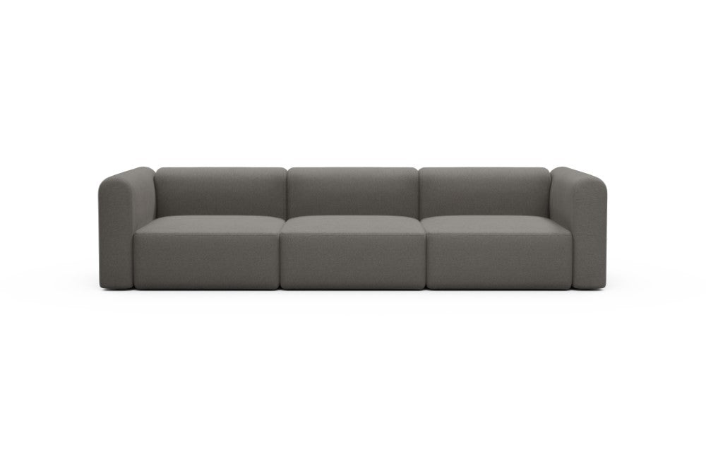 Rund Modular Sofa - Configurations 1 - B3H - 335 x 97 cm - 3,5 Seater - 446 Satya Taupe Brown