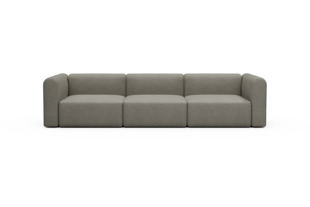 Rund Modular Sofa - Configurations 1 - B3H - 335 x 97 cm - 3,5 Seater - 486 Denari Warm Grey