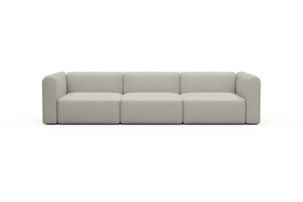 Rund Modular Sofa - Configurations 1 - B3H - 335 x 97 cm - 3,5 Seater - 487 Denari Clean Beige