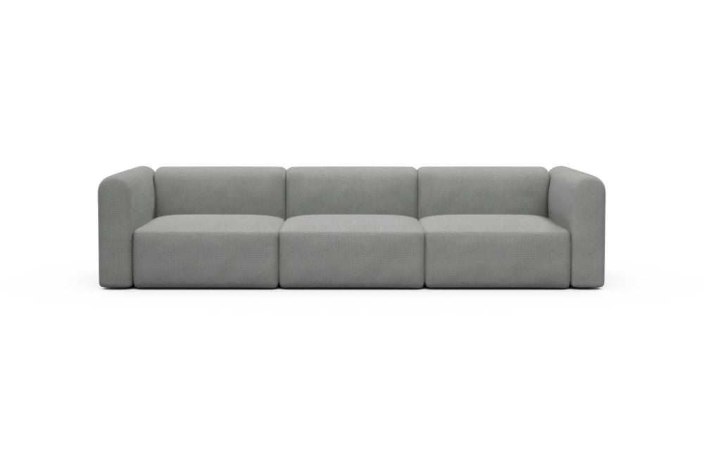 Rund Modular Sofa - Configurations 1 - B3H - 335 x 97 cm - 3,5 Seater - 764 Cura Sand Grey