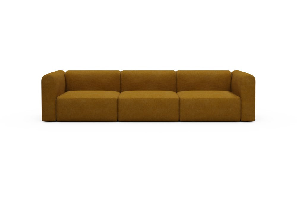 Rund Modular Sofa - Configurations 1 - B3H - 335 x 97 cm - 3,5 Seater - 767 Cura Apricot