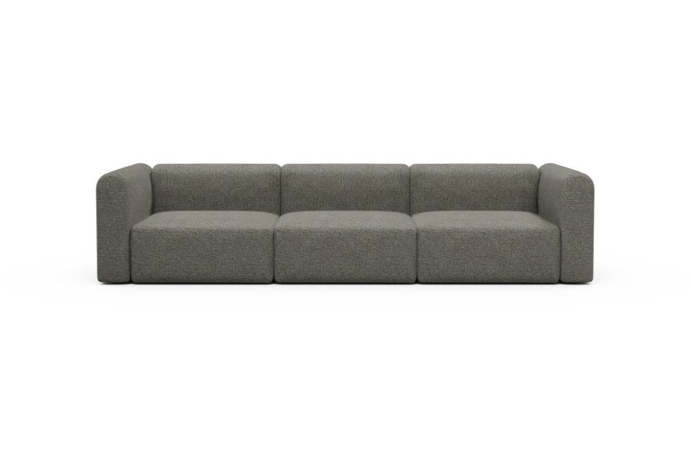 Rund Modular Sofa - Configurations 1 - B3H - 335 x 97 cm - 3,5 Seater - 771 Carreno Sepia Brown