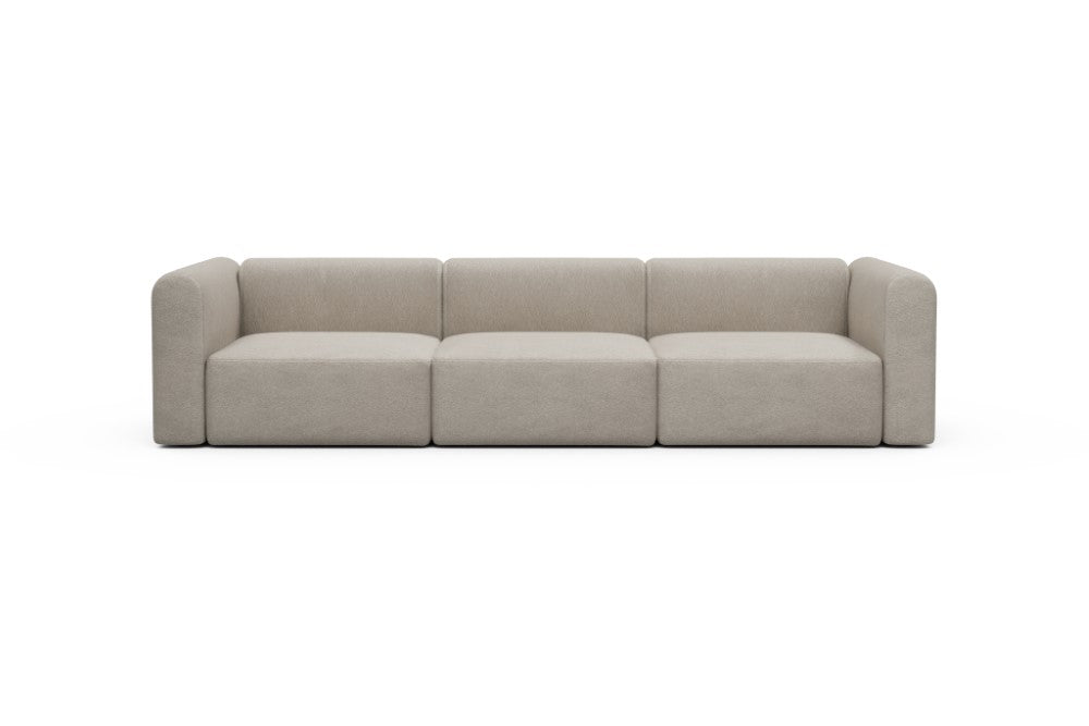 Rund Modular Sofa - Configurations 1 - B3H - 335 x 97 cm - 3,5 Seater - 816 Aivi Lace Beige