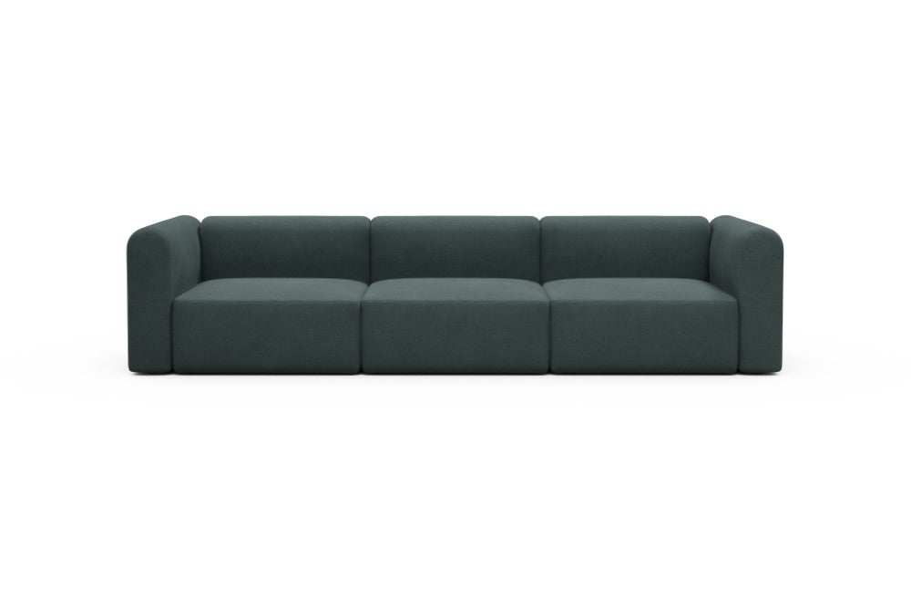 Rund Modular Sofa - Configurations 1 - B3H - 335 x 97 cm - 3,5 Seater - 851 Mahoga Dark Blue