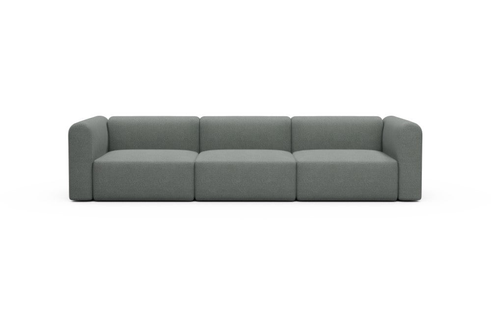 Rund Modular Sofa - Configurations 1 - B3H - 335 x 97 cm - 3,5 Seater - 853 Mahoga Dove Grey