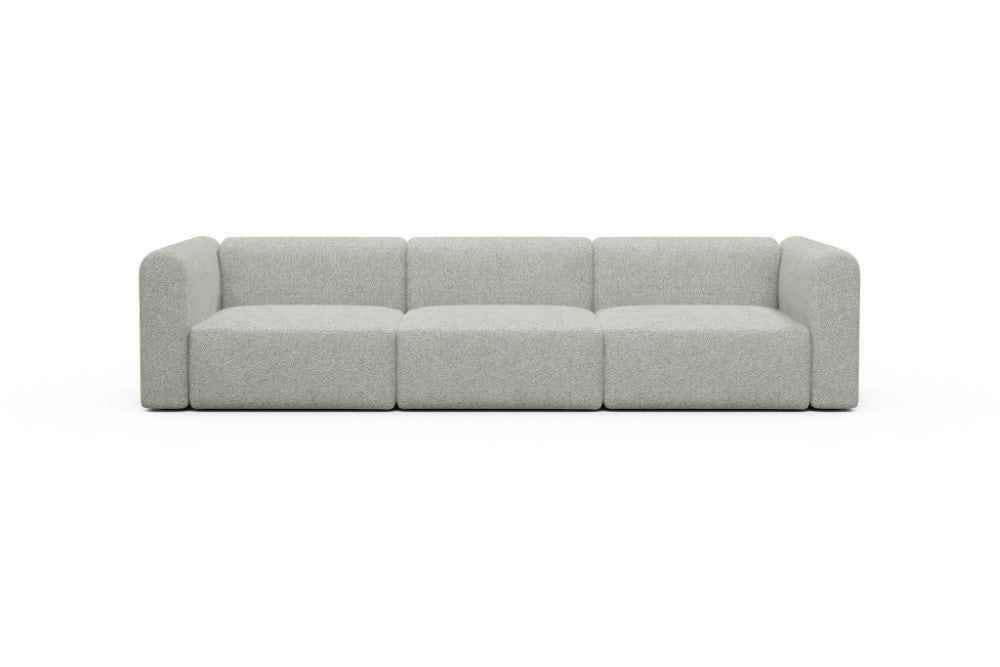 Rund Modular Sofa - Configurations 1 - B3H - 335 x 97 cm - 3,5 Seater - 867 Vanora Warm Sand