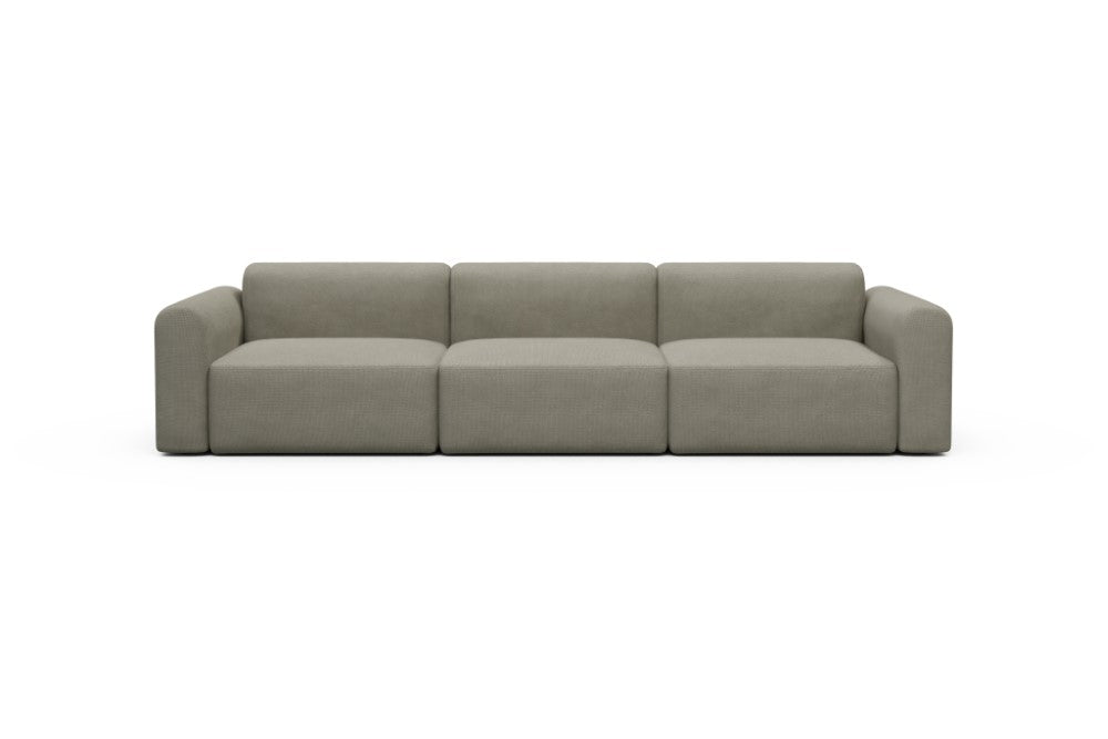 Rund Modular Sofa - Configurations 1 - B3L - 335 x 97 cm - 3,5 Seater - 765 Cura Oat
