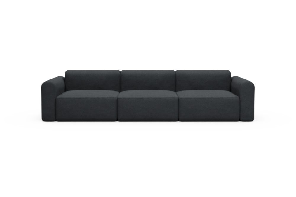 Rund Modular Sofa - Configurations 1 - B3L - 335 x 97 cm - 3,5 Seater - 766 Cura Anthracite