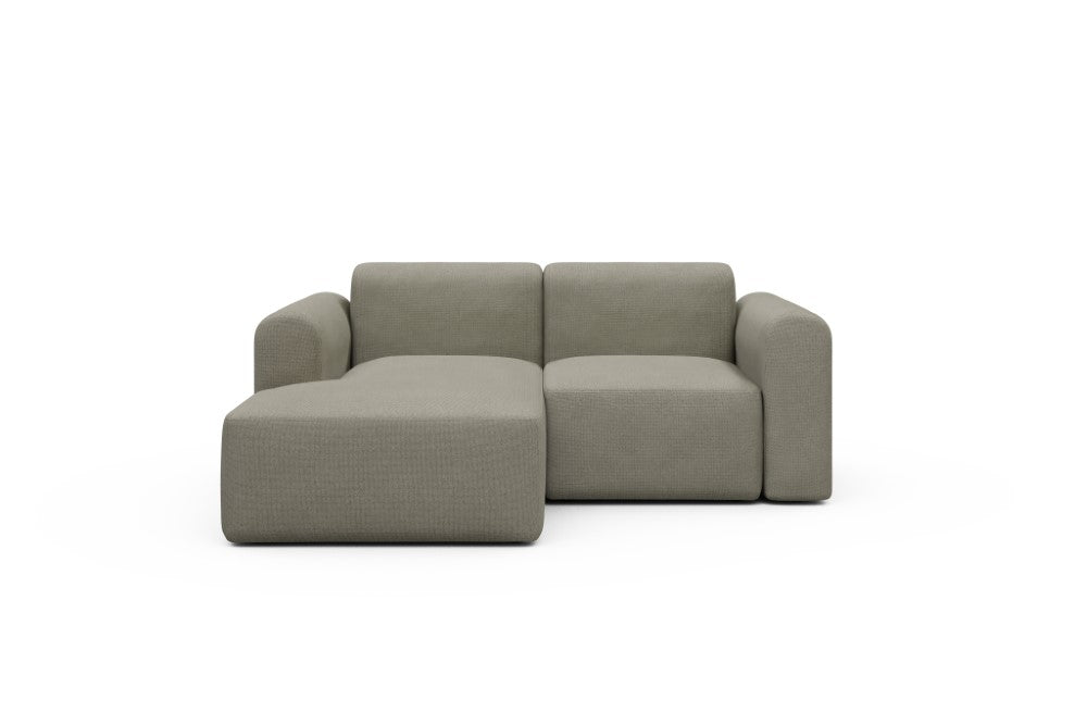 Rund Modular Sofa - Configurations 1 - C1L - 194 x 97 cm - Chaise + 1 Seater - 765 Cura Oat