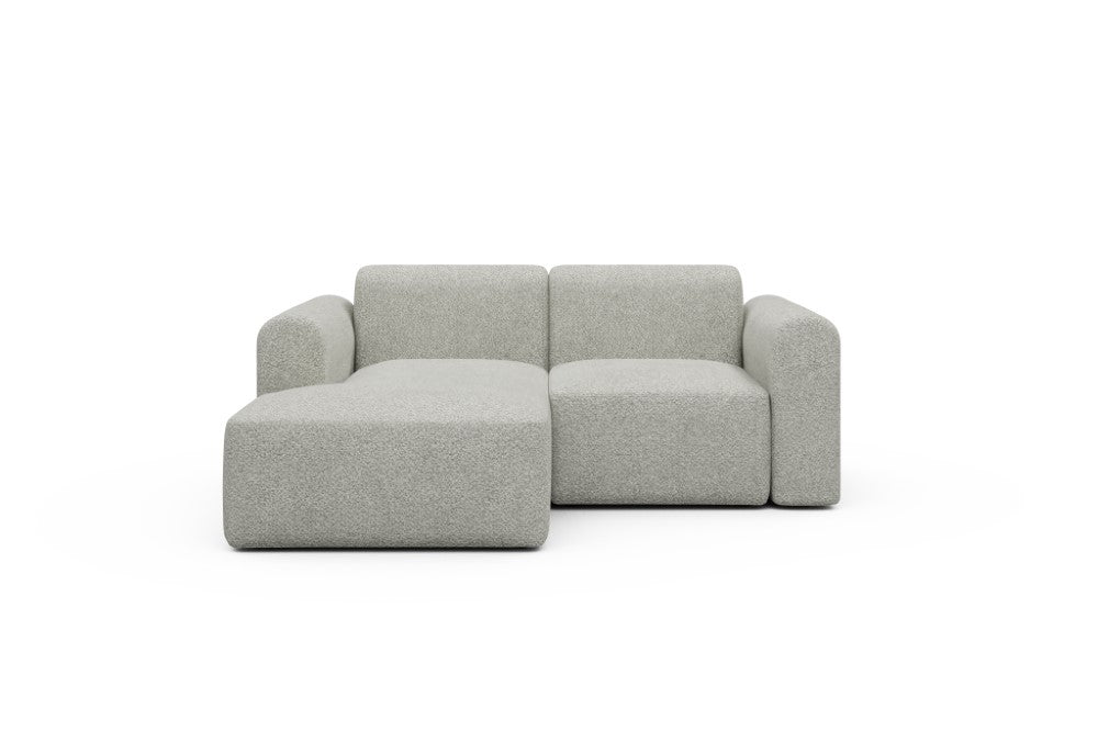 Rund Modular Sofa - Configurations 1 - C1L - 194 x 97 cm - Chaise + 1 Seater - 867 Vanora Warm Sand