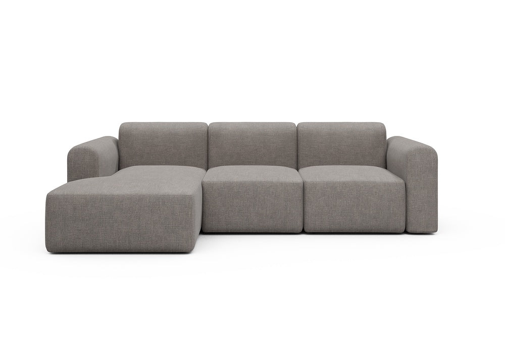 Rund Modular Sofa - Configurations 1 - C2L - 194 x 152 cm - 1 Seater + Chaise - 418 Esina Truffle
