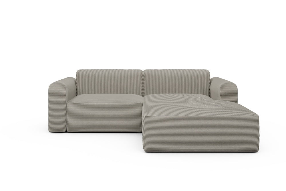 Rund Modular Sofa - Configurations 1 - D2L - 240 x 188 cm - 1,5 Seater + Chaise - 603 Corduroy Beige