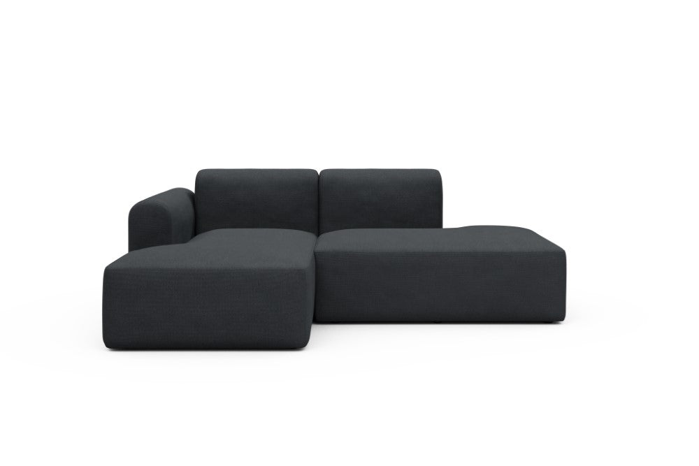 Rund Modular Sofa - Configurations 1 - E1L - 224 x 152 cm - Chaise + Open-End - 766 Cura Anthracite