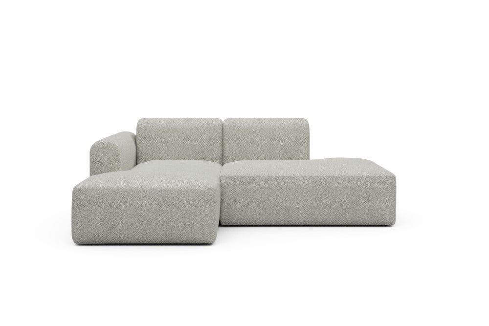 Rund Modular Sofa - Configurations 1 - E1L - 224 x 152 cm - Chaise + Open-End - 867 Vanora Warm Sand