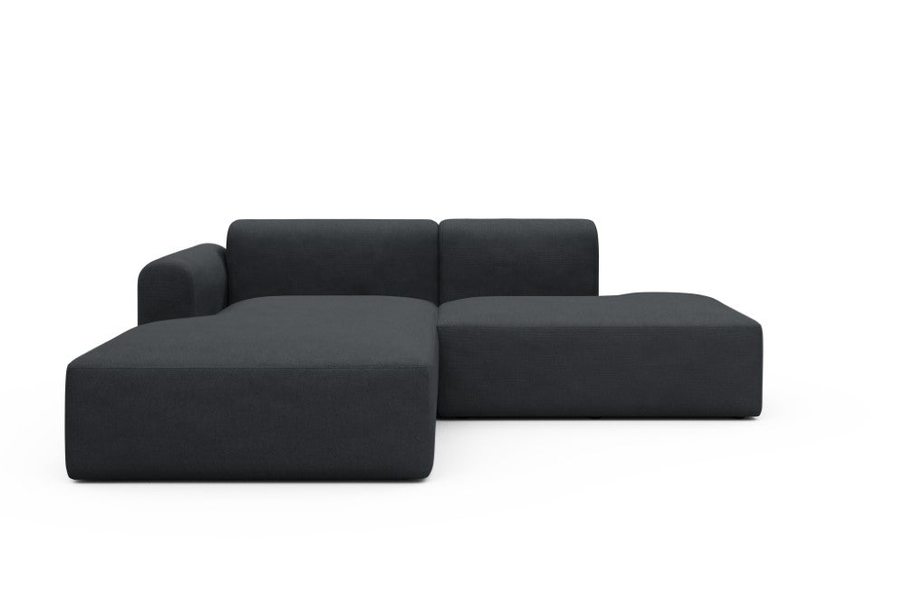 Rund Modular Sofa - Configurations 1 - E3L - 247 x 188 cm - Chaise + Open-End - 766 Cura Anthracite