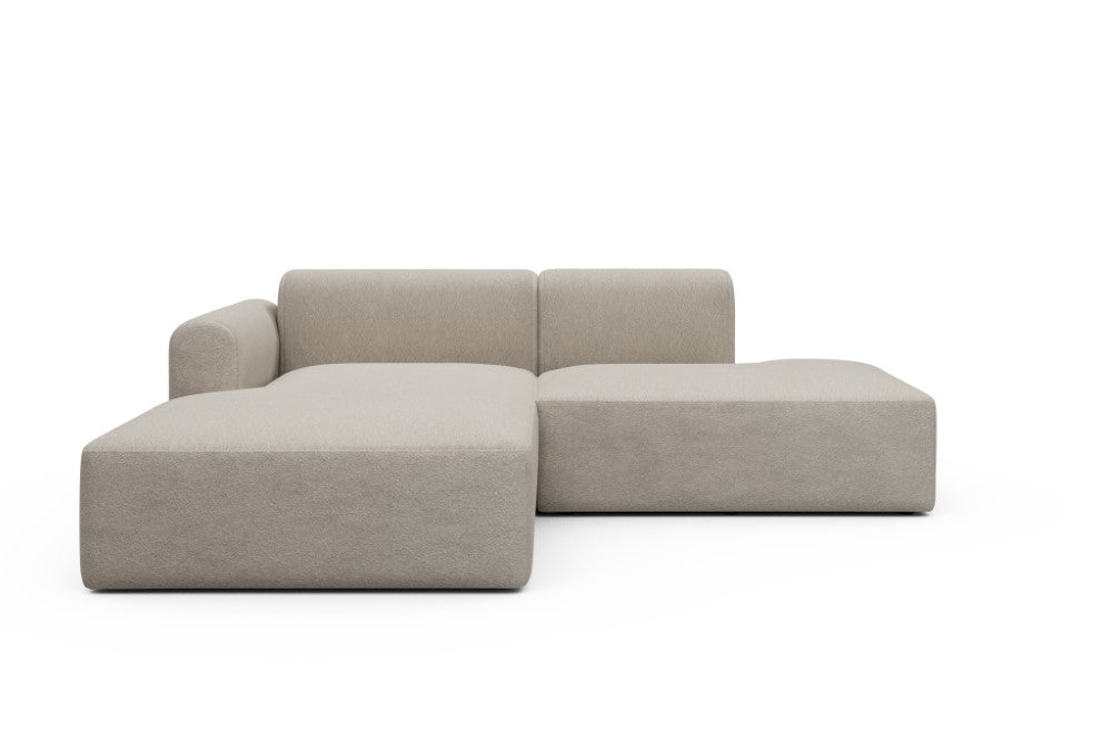 Rund Modular Sofa - Configurations 1 - E3L - 247 x 188 cm - Chaise + Open-End - 816 Aivi Lace Beige