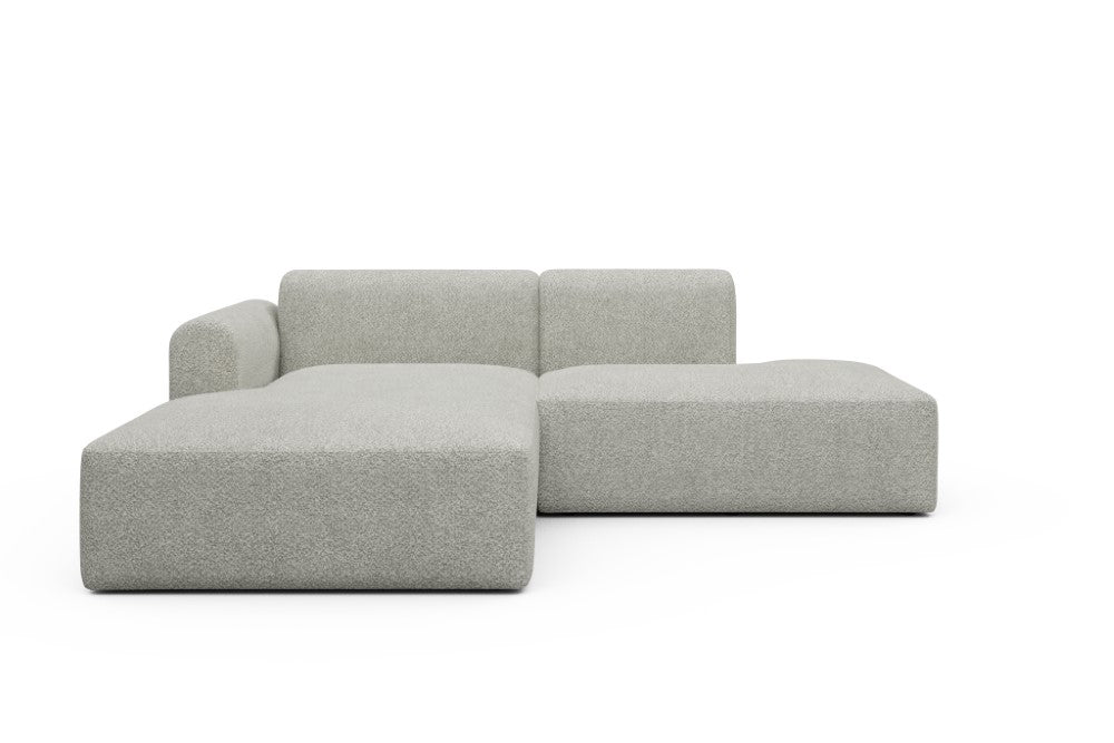 Rund Modular Sofa - Configurations 1 - E3L - 247 x 188 cm - Chaise + Open-End - 867 Vanora Warm Sand