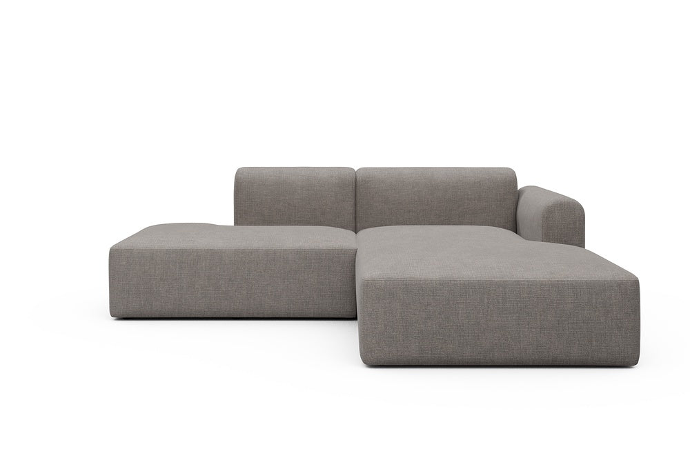 Rund Modular Sofa - Configurations 1 - E4L - 247 x 188 cm - Open-end + Chaise - 418 Esina Truffle