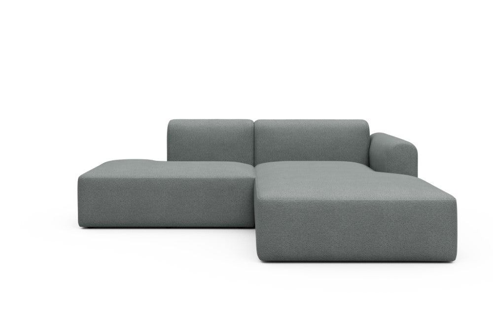 Rund Modular Sofa - Configurations 1 - E4L - 247 x 188 cm - Open-end + Chaise - 485 Denari Soft Grey
