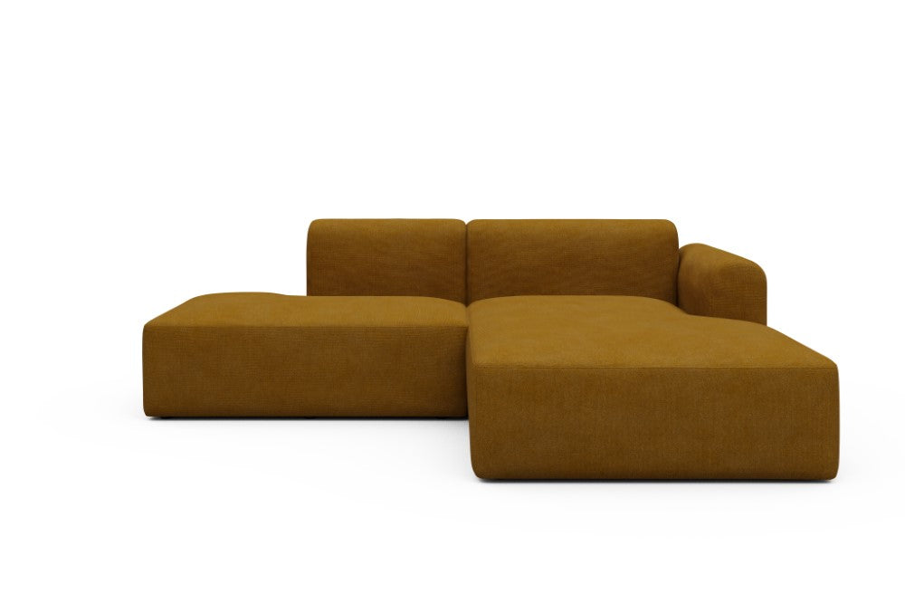 Rund Modular Sofa - Configurations 1 - E4L - 247 x 188 cm - Open-end + Chaise - 767 Cura Apricot