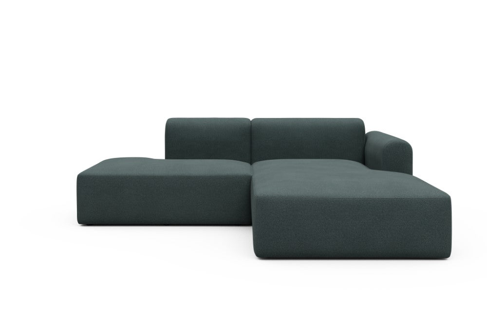 Rund Modular Sofa - Configurations 1 - E4L - 247 x 188 cm - Open-end + Chaise - 851 Mahoga Dark Blue