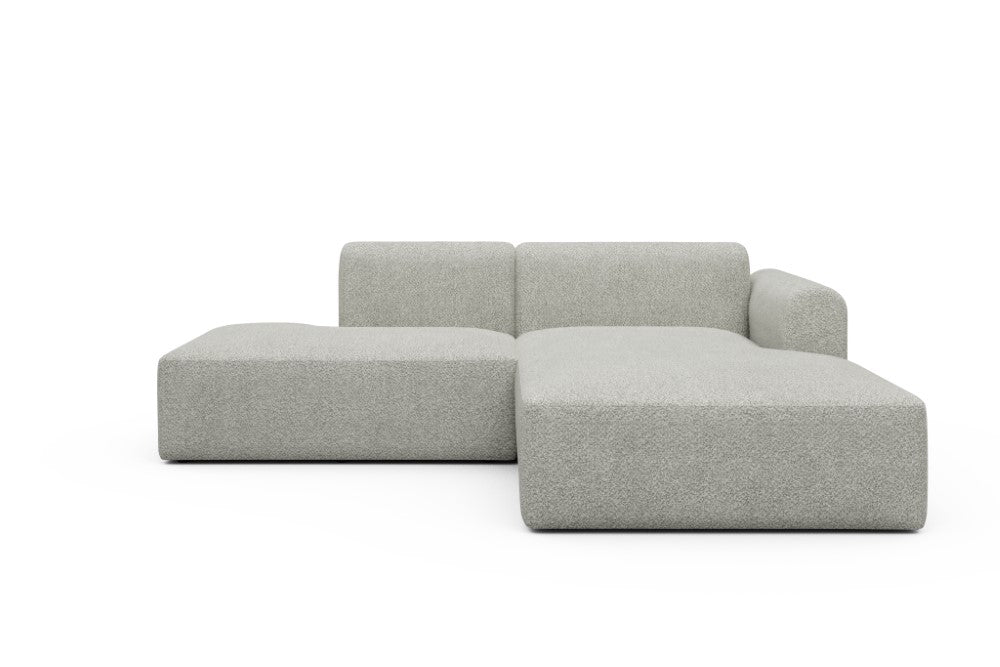 Rund Modular Sofa - Configurations 1 - E4L - 247 x 188 cm - Open-end + Chaise - 867 Vanora Warm Sand