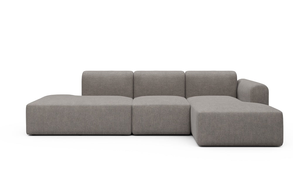 Rund Modular Sofa - Configurations 2 - K2L - 296 x 152 cm - Open-end + 1 Seater + Open-end - 418 Esina Truffle