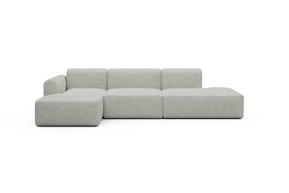 Rund Modular Sofa - Configurations 2 - K3L - 319 x 152 cm - Chaise + 1,5 Seater + Open-end - 867 Vanora Warm Sand