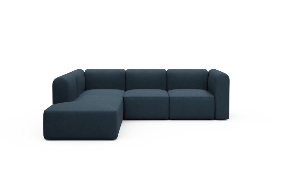 Rund Modular Sofa - Configurations 2 - M1H - 266 x 224 cm - Open-end + 2,5 Seater - 580 Argus Navy Blue