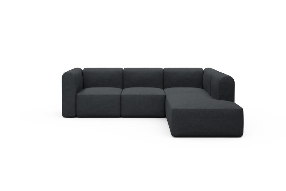 Rund Modular Sofa - Configurations 2 - M2H - 266 x 224 cm - 3 Seater + Open-end - 766 Cura Anthracite