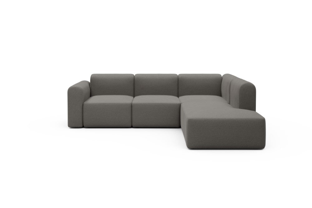 Rund Modular Sofa - Configurations 2 - M2L - 266 x 224 cm - Open-end + 3 Seater - 446 Satya Taupe Brown