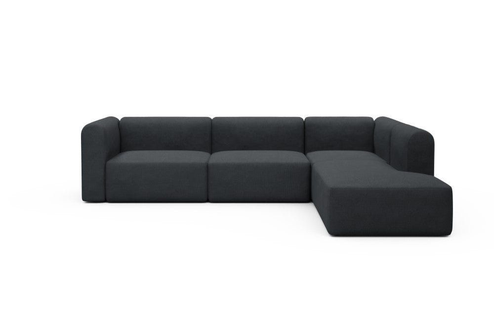 Rund Modular Sofa - Configurations 2 - N2H - 312 x 224 cm - 4 Seater + Open-end - 766 Cura Anthracite
