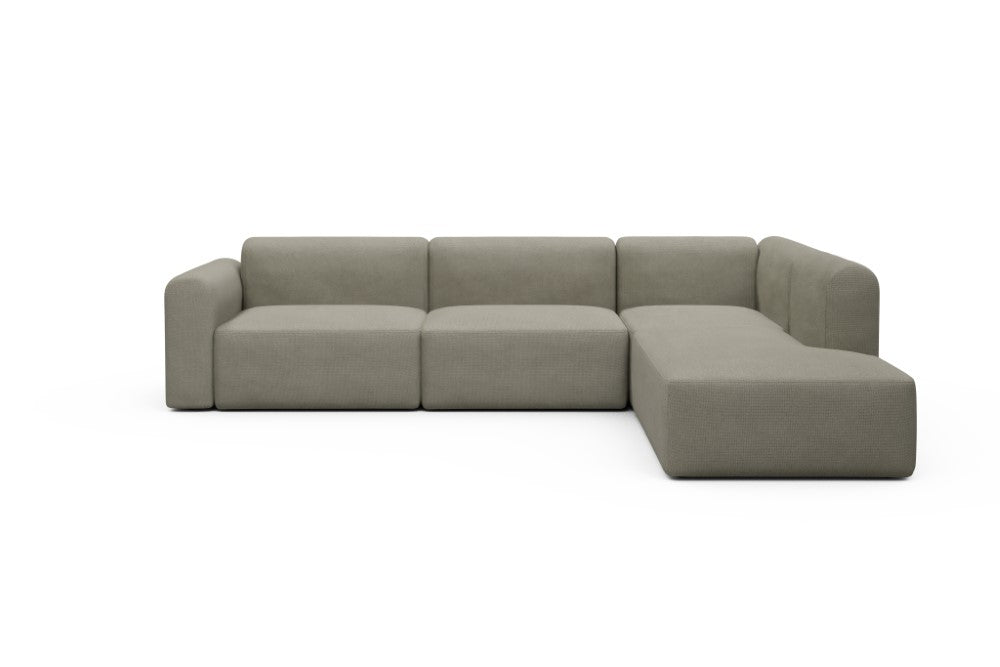 Rund Modular Sofa - Configurations 2 - N2L - 312 x 224 cm - Open-end + 4 Seater - 765 Cura Oat