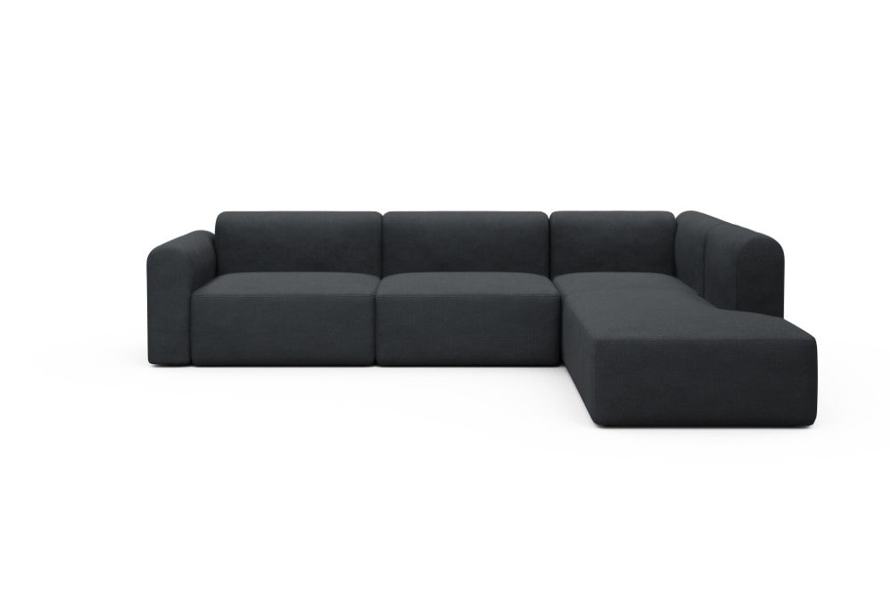 Rund Modular Sofa - Configurations 2 - N2L - 312 x 224 cm - Open-end + 4 Seater - 766 Cura Anthracite