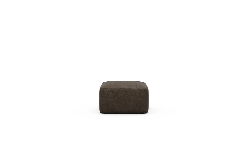 Rund Modular Sofa - Configurations 2 - P1N - 73 x 73 cm - Ottoman - 411 Esina Cedar Brown